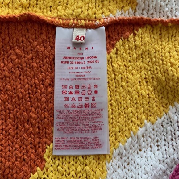 MARNI cotton knit sleeveless dress - Picture 5 of 5